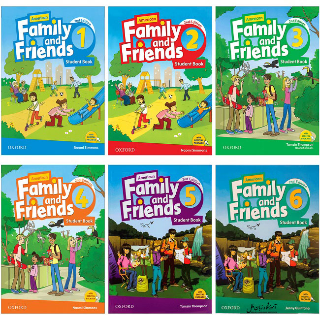 کتاب های آموزش انگلیسی کودکان Family and Friends