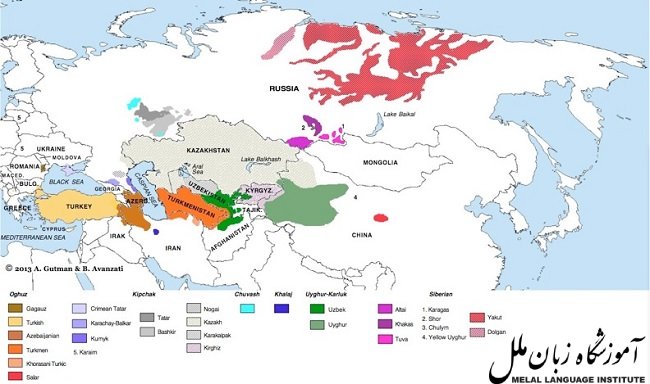 ریشه زبان ترکی